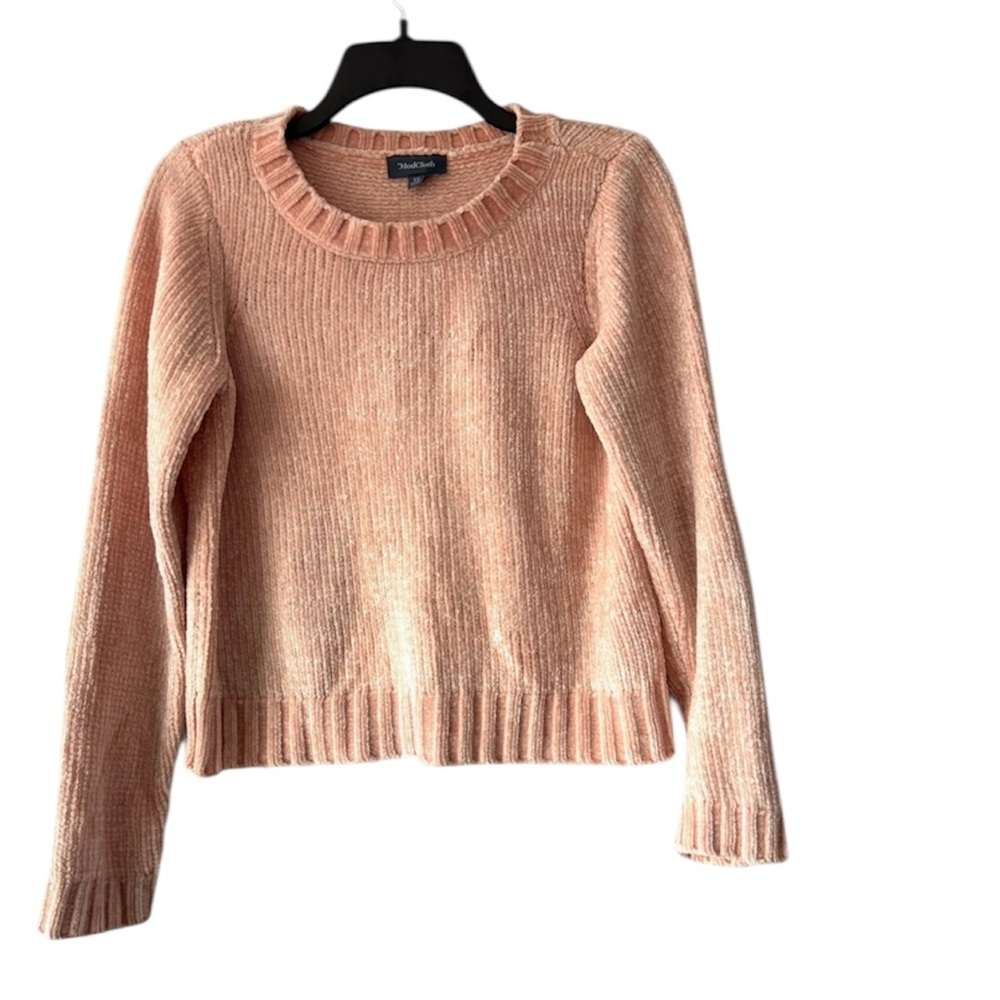 NWOT Modcloth blush Pink Chenille Sweater SZ XS